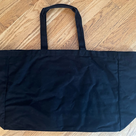 Victoria Secret - Black Love Canvas Tote - Picture 2 of 4